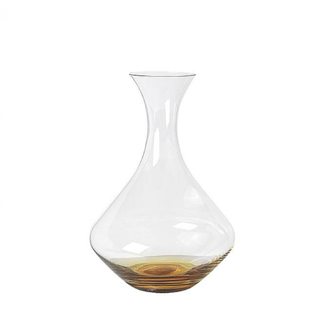 Broste Copenhagen Amber Glass Decanter